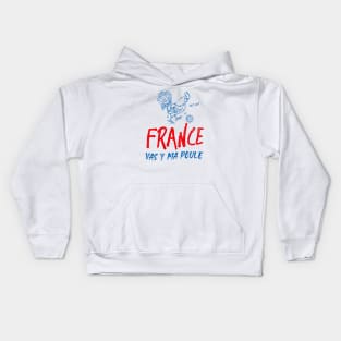 France football soccer Kids Hoodie